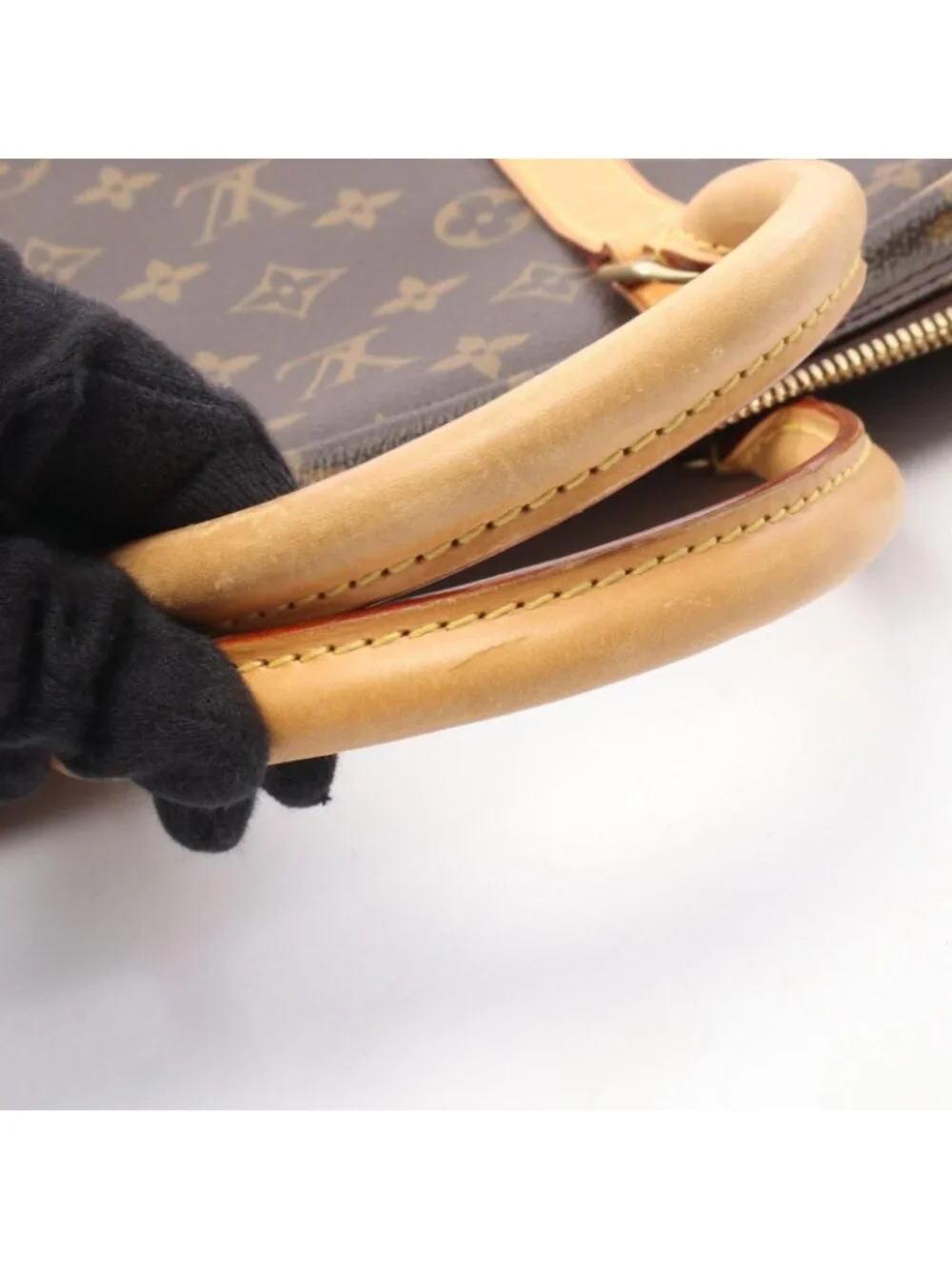 Louis Vuitton Briefcase Porte Documents Voyage Canvas Leather